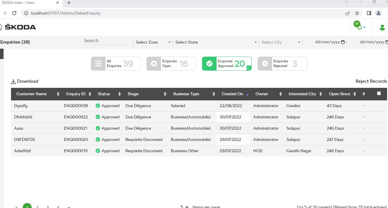 Approved List
