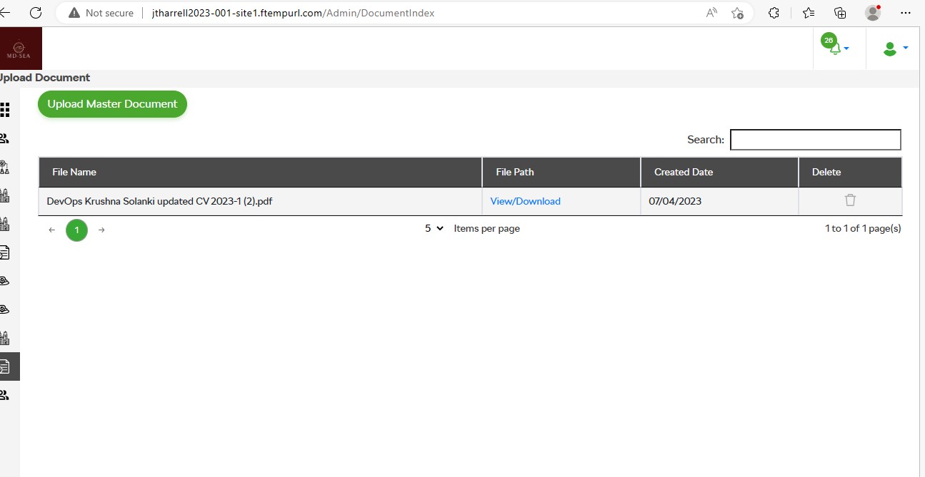 Document Upload