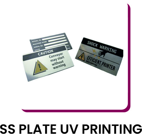 SS PLATE UV PRINTING