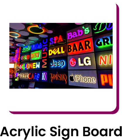 Led Acrylic Sign Board