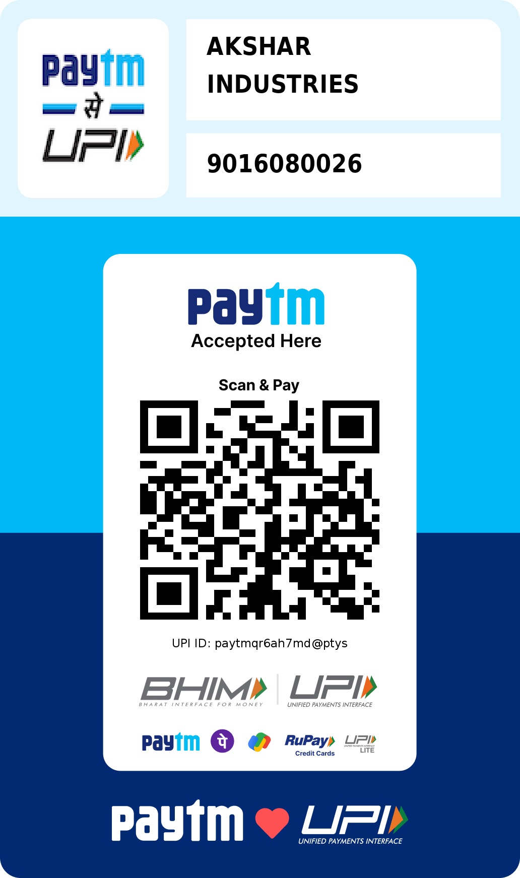 Payment QR